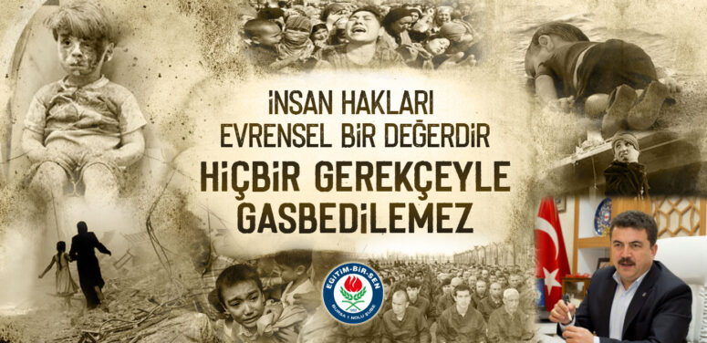 BAŞKAN RAMAZAN ACAR’DAN İNSAN HAKLARI GÜNÜ MESAJI