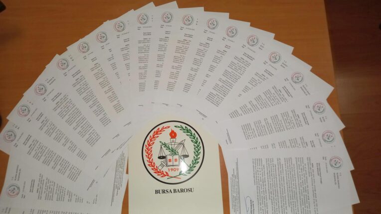 ​Bursa Barosu, adil ve hakkaniyete dayalı CMK tarifesi için milletvekillerine mektup gönderdi