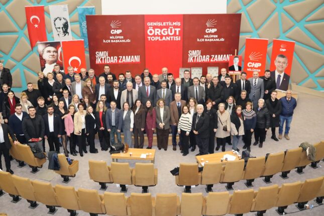 CHP Nilüfer’de Genişletilmiş Örgüt Toplantısında Demokrasi, Dayanışma ve Mücadele Kararlılığı Öne Çıktı