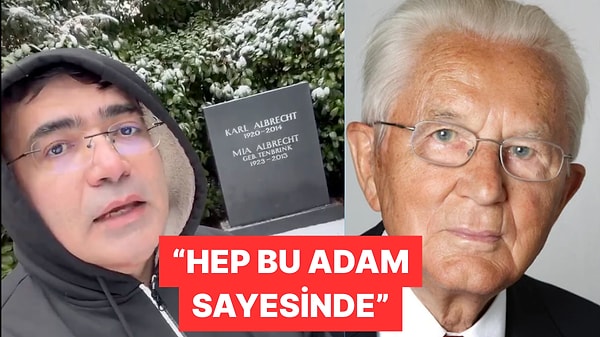 ALMANYA’DA VİCDANLI BİR ZİYARET: TÜRK İŞÇİDEN ALDI’NİN KURUCUSU KARL ALBRECHT’İN MEZARINDA ANLAMLI DUA