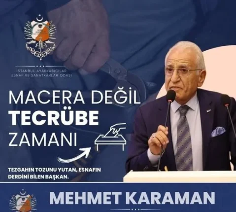 İstanbul Ayakkabıcılar Odası’nda Mehmet Karaman Güven Tazeledi