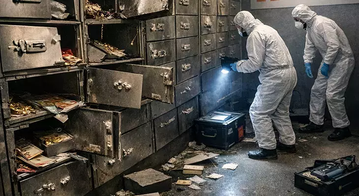 Stuhr’da Bankada Şüpheli Olay: Çalışanlar Fenalaştı, Kasalar Zarar Gördü