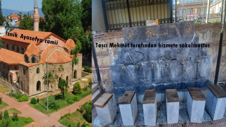 AYASOFYA CAMİİ BAHÇESİNDEKİ ABDEST ÇEŞMELERİ YENİLENDİ