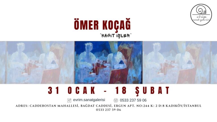 Ömer Koçağ’ın “Kağıt İşler” Sergisi Evrim Sanat Galerisi’nde