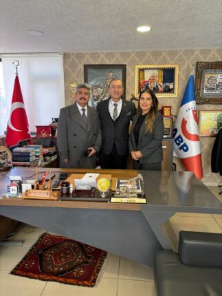 ANADOLU BİRLİĞİ PARTİSİ GENEL MERKEZİNE ANLAMLI ZİYARET