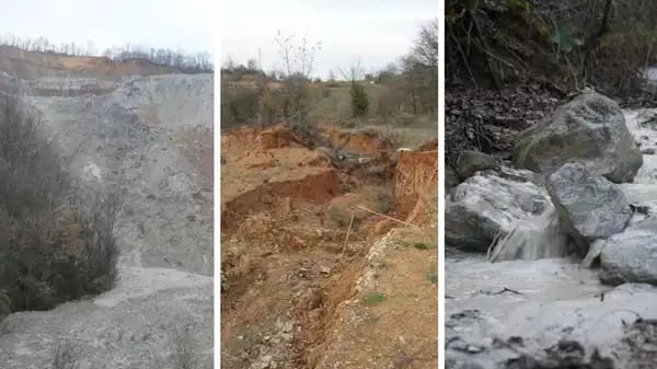 KİRAZLIYAYLA’DA HUKUKA AYKIRI KURULAN TESİSİN ATIK DEPOSU ÇÖKTÜ