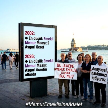 Emekli Memurlar; “Yaşarken Bizi Mezara Attınız!”