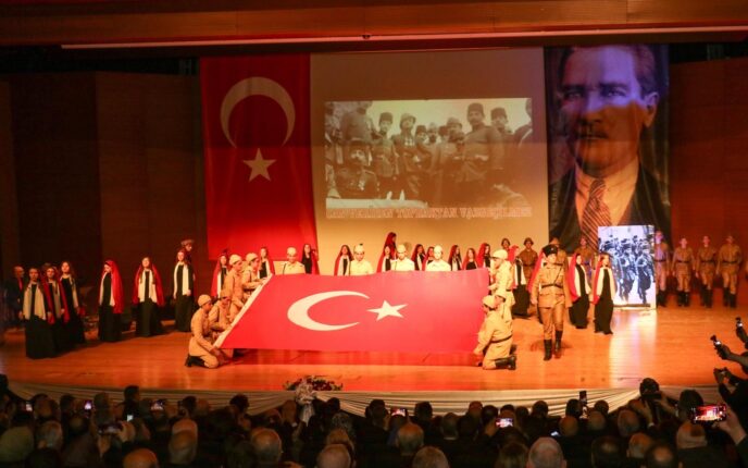 Bursa’da 18 Mart Programına Yoğun Katılım: Protokol Merinos AKKM’de Buluştu