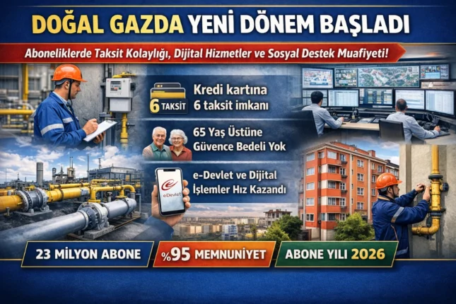 Doğal Gazda Vatandaşı Rahatlatan Yeni Dönem: Taksit, Muafiyet ve 24 Saatte Gaz Açma Zorunluluğu