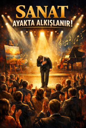 SANATA VE SANATÇIYA  AYAĞA KALKMAK, İNSANA SAYGIDIR.