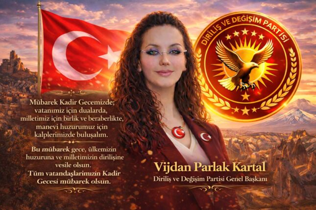 Genel Başkan Vijdan  Parlak  Kartal ” Bu milletin umudu yeniden doğacak  “