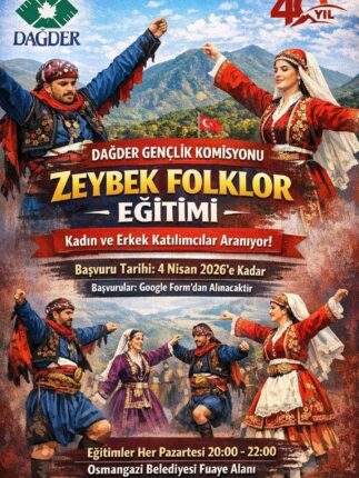 DAĞDER 40. Yılında Zeybek Folklor Eğitimini Başlatıyor