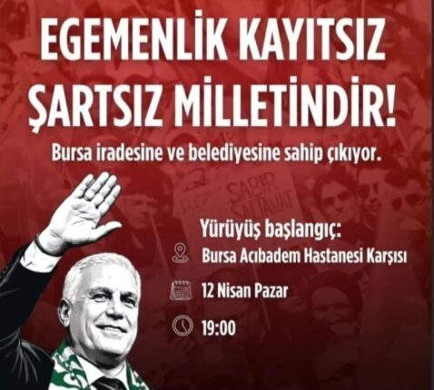 TARİH YAZMIŞ BURSAMIZDA BUGÜN HALKIMIZ HEM ÇOK ÖFKELİ HEM ÇOK UMUTLU OLACAK.