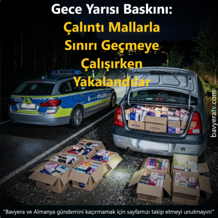 Gece Yarısı Operasyonu Çalıntı Mallarla Sınırda Yakalandılar