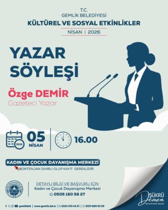 Özge Demir’den Gemlik’te dikkat çeken buluşma