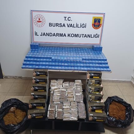 Bursa’da Kaçak Tütün Operasyonu: İnegöl’de Çok Sayıda Kaçak Ürün Ele Geçirildi