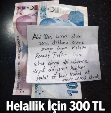 Helallik İçin 300 TL: Ödemiş’te Yürek Isıtan Olay