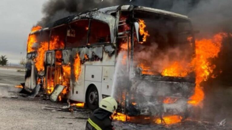 Alanya’ya ateş düştü
