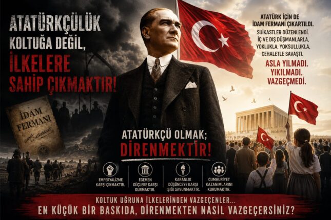 ATATÜRKÇÜLÜK, ZOR ZAMANLARDA BELLİ OLUR