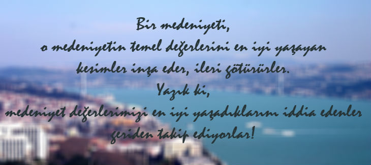 AYDINLARIN DEĞERİNİ BİLELİM