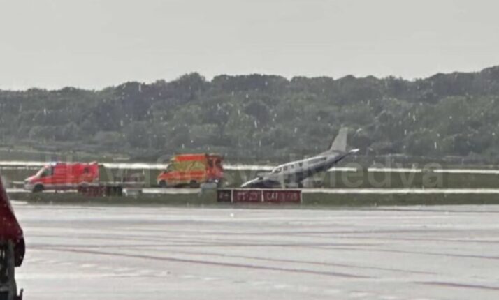 Hamburg Havalimanı’nda uçak kazası sonrası uçuşlar durduruldu