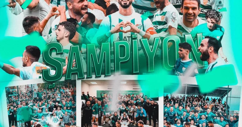 BURSASPOR’UN ŞAMPİYONLUĞUNU KUTLUYORUM..!!