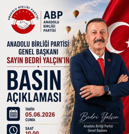 ABP Genel Başkanı Bedri Yalçın’dan Nevşehir’de Sert Mesajlar: “Yolsuzluğu Normalleştiren Anlayışa Teslim Olmayacağız”