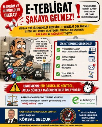 Son Düzenlemelerle e-Tebligat Sistemi Hayati Önem Kazandı: Düzenli Kontrol Yapmayanlar Hak Kaybı Yaşayabilir