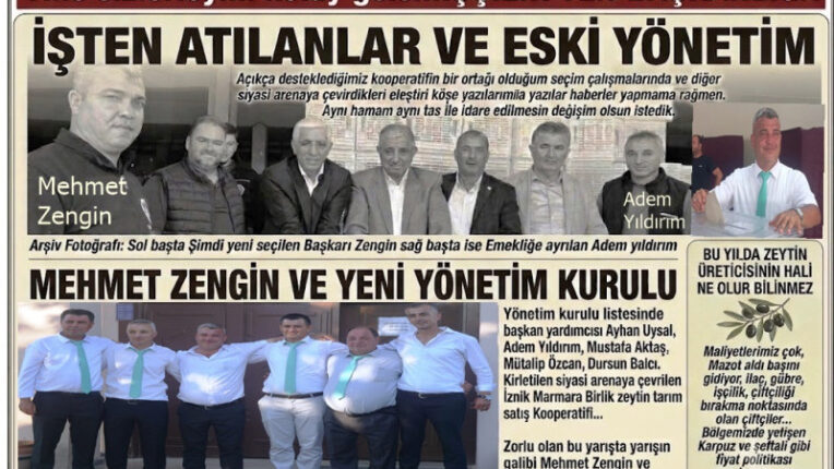 İşçilikten Başkanlığa: İznik Zeytininde Yeni Bir Dönemin Eşiğinde