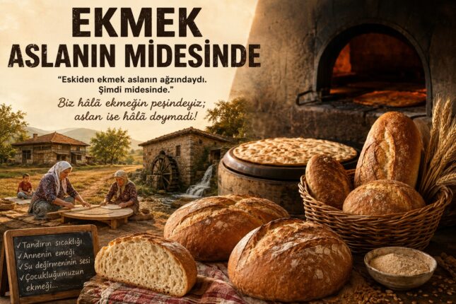 EKMEK ASLANIN MİDESİNDE