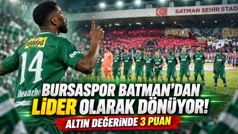 Bursaspor deplasmanda yine 1-0 dan  geri döndü.