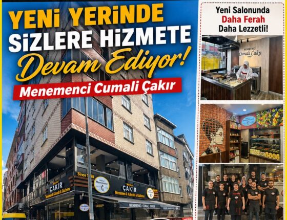 MENEMENİN LEZZET DURAĞI YENİ YERİNDE!