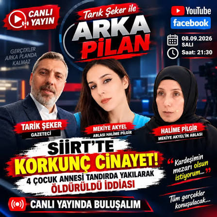 SON DAKİKA: Mekiye Akyel dosyasında yeni perde! Kalemşör Tarık Şeker gündeme taşıdı