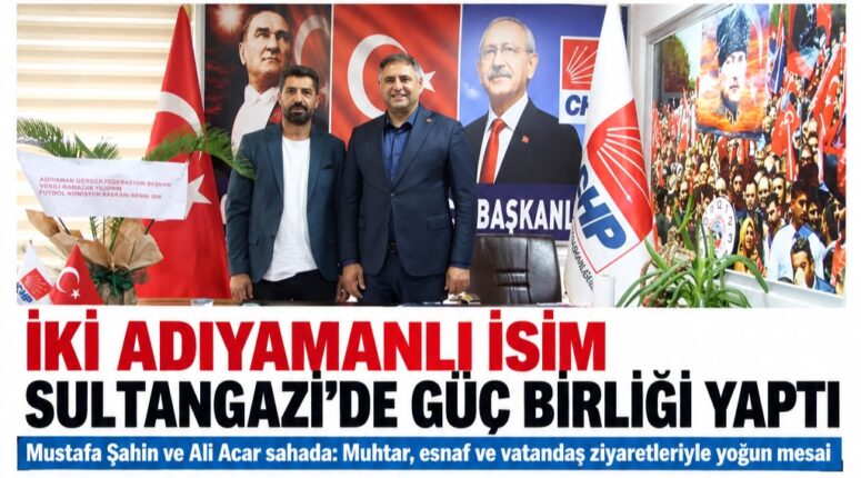 CHP Sultangazi’de Mustafa Şahin ve Ali Acar’dan Saha Çalışması