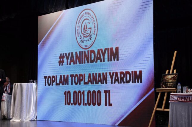 İYİ PARTİ GEMLİK’TEN GEMLİKSPOR’A 100 BİN TL’LİK DESTEK: “GEMLİK BİZİM, GEMLİK HEPİMİZİN!”